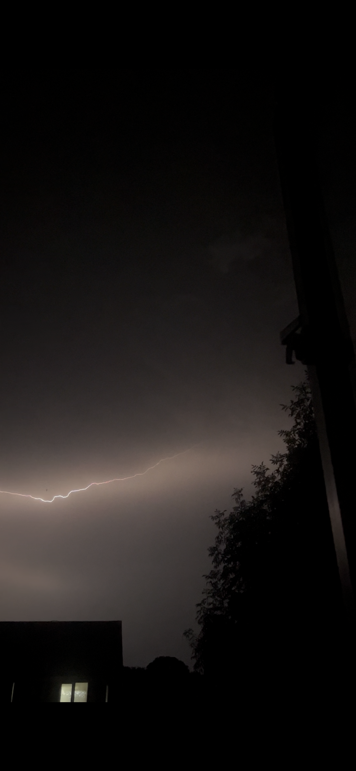 A Crack in Space/Time — dramatic stormy sky over Somerset